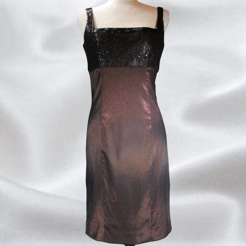 Liz Claiborne Night Bronze Dress Size 8